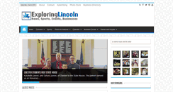 Desktop Screenshot of exploringlincoln.com