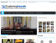 Tablet Screenshot of exploringlincoln.com